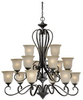 Large Chandeliers-Glass Shade - 73386 - Light Center (The)