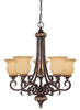 1P-50072-5-241 Mid. Chandeliers-Glass Up - 457311 - Capital Lighting, Inc.