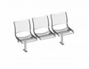 Multi-seat Unit Exposit, 3-seater, Fixed With Base Plate - 5317099 - Erlau