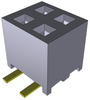 Connector, Rcpt, 4Pos, 2Row, 2Mm; Pitch Spacing Samtec - 85AC1969 - Newark, An Avnet Company