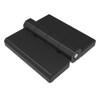Surface Mount Hinge, 40 mm size, with Stud Mount, Zinc Alloy, Black Powder coated - EH-DHFM-40S - Southco