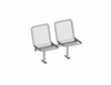 Seating System Allegro, 2-seater, Fixed With Base Plate - 5223099 - Erlau