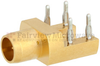 Right Angle BMA Plug (Male) Slide-On PCB Connector Surface Mount, Solder -- FMCN1218
