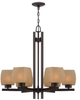 LS-18486 Mid. Chandeliers-Glass Up - 301467 - Capital Lighting, Inc.