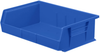 Akro-Mils Akrobin 60 lb Blue Industrial Grade Polymer Hanging / Stacking Storage Bin - 10 7/8 in Length - 16 1/2 in Width - 5 in Height - 1 Compartments - 30255 BLUE - 30255 BLUE - R. S. Hughes Company, Inc.