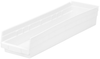 Akro-Mils 321 cu in White Industrial Grade Polymer Shelf Storage Bin - 23 5/8 in Length - 6 5/8 in Width - 4 in Height - 1 Compartments - 30164 WHITE - 30164 WHITE - R. S. Hughes Company, Inc.