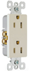Duplex/Single Receptacle - S885-LACC14 - Legrand - Pass & Seymour