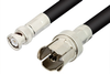 GR874 Sexless to BNC Male Cable 12 Inch Length Using RG214 Coax, RoHS - PE3145LF-12 - Pasternack