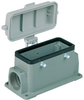 Heavy Duty Housing, 24B, 2 Lever, Panel; Heavy Duty Connector Type Harting - 04C8737 - Newark, An Avnet Company
