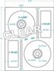 Glossy Clear Inkjet CD Labels with Hub Cap® - 375085 - Western Numerical Control