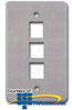 Sprint Modular Faceplate - 3 Port/Single Gang (Pkg of 5) - SP-KSFP3 - TelephoneStuff.com