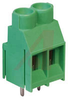 Terminal Block; 32 A; 500 V; 6.35 mm; 24 to 10 AWG; 2; Screw; Solder; 6 kV; PA - 70054427 - Allied Electronics, Inc.