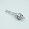 Power Feedthrough, 2000 Volts, 10 Amps, 6 Pins, 0.056″ Alumel Conductors, 0.747″ Dia Stainless Steel Weld Adapter - A0422-4-W - MPF Products, INC.