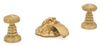 Foo Dog Basin Set: N&ordm; 10000 with Round Knobs - 10000 - P. E. Guerin