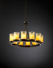 GLA-8763-16-GLDC-DBRZ Mid. Chandeliers-Glass Up - 494964 - Capital Lighting, Inc.