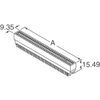 Connectors, Interconnects - Card Edge Connectors - Edgeboard Connectors -- 1224209-10046971-015LF