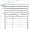 Clear Address Label - Pinfeed - 162652 - Western Numerical Control
