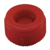 Thumb Screw Knob; Knurled, Red, Delrin -- SLK-1R - Image