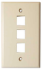 3 Port Wall Plate for Keystone -- 68PL-A3 - Image