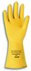 Ansell Canners and Handlers 88-343 Yellow 10 Latex Unsupported Chemical-Resistant Gloves - Diamond Embossed Finish - 12 in Length - 076490-93437 - 076490-93437 - R. S. Hughes Company, Inc.