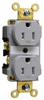 Duplex/Single Receptacle - TR62-GRY - Selecta Products