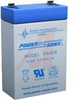 Battery; 6 VDC; Lead Acid; 2.9; Rechargeable; 6 VDC; 1.3 lbs.; -40 degC; 60 de - 70115716 - Allied Electronics, Inc.