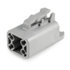 Amphenol Sine Systems ATP04-4P-CAP 4-Way Connector Receptacle, ATP Dust Cap, Gray - 40134 - Waytek, Inc.