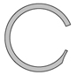 Spirolox&reg;, UR - Internal, Single Turn Retaining Rings -- UR-0050 - Image