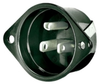 Straight Blade Flanged Male Base Inlet -- 5278G - Image