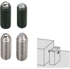 Fixturing Ball Clamping Screw, Steel & Stainless Steel Balls - BSR, BSF - Imao-Fixtureworks