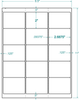 Non-Wrap 3-1/2 Inch Disk Label - 311501 - Western Numerical Control
