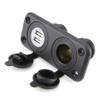11014 Dual 2.1A USB Charger & 20A Power Receptacle 12/24VDC -- 11014 - Image