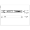 PDU Basic St H SW 230V 16A 2P + E (12)C13 - PDU-10448 - Belden Inc.