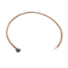 3+3 Pos. Female DIL 24 AWG Cable Assembly, 450mm, single-end, Extended Wall, Jackscrews - M80-FE20668F2-0450L - Harwin Plc