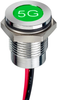 Led Panel Indicator, 14Mm, Grn, 24Vdc; Led Color Apem - 84AC6043 - Newark, An Avnet Company
