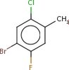4-Bromo-2-chloro-5-fluorotoluene -- 1700-F-42 - Image