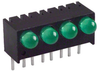 Indicator, Led Pcb, 4Led, 3Mm, Green, 1.9V; Led Color Dialight - 30K1626 - Newark, An Avnet Company