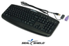 SILVER STORM Washable Keyboard - Black (USB) - STK503 - WETKEYS, LLC