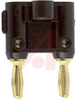 Double Banana Plug, gold plated, Black - 70197206 - Allied Electronics, Inc.