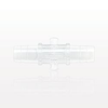 Straight Connector, Two Female Luer Lock Ports - 27208 - Qosina Corp.