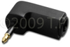 Toslink Jack To 3.5mm Plug Adaptor Right Angle -- FOA-AUD35MTFR