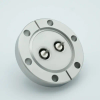 MHV Coaxial Feedthrough, 2 Pins, Grounded Shield, 2.75″ Conflat Flange, Without Air-side Connector - A0292-2-CF - MPF Products, INC.