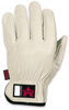 Valeo White 2XL Grain Goatskin AV Gel/Leather Driver's Gloves - Uncoated - 736097-88253 - 736097-88253 - R. S. Hughes Company, Inc.