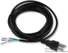 Power Cord, Nema5-15P, 9.8Ft, 10A, Black; Connector Type A Multicomp - 11J3553 - Newark, An Avnet Company