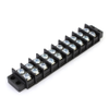 Eaton's Bussmann Series TB100-10 Double Row Terminal Block, 10 Positions, 30A, 300VDC -- 47110 - Image