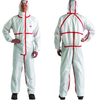3M 4565 White 3XL Polyethylene/Polypropylene Disposable Chemical-Resistant Coveralls - Fits 49 to 52 in Chest - 051131-49816 -- 051131-49816 - Image