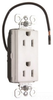 Duplex/Single Receptacle - PTTR26262-SCW - Hubbell Wiring Device-Kellems