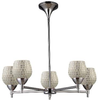 10155/5PC-SLV Mid. Chandeliers-Glass Up - 638202 - Capital Lighting, Inc.