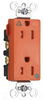 Duplex/Single Receptacle - TRIG26262-HG - Thomas & Betts Corporation