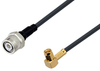 TNC Male to SMA Male Right Angle Cable 100 cm Length Using LMR-200 Coax - PE3W07265-100CM - Pasternack